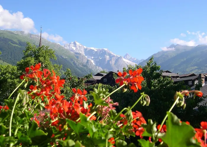 Restaurant Alpenblick 宾馆 Ernen